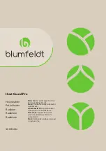 Preview for 1 page of Blumfeldt 10031446 Manual