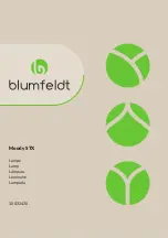 Preview for 1 page of Blumfeldt 10033420 Manual