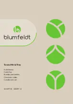 Предварительный просмотр 1 страницы Blumfeldt 10039710 Quick Start Manual