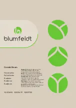 Blumfeldt Cosmic Beam Plus Instruction Manual preview