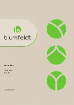 Preview for 1 page of Blumfeldt Versailles US-10030244 Manual