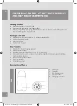 Предварительный просмотр 2 страницы BluMill bts-750 Manual