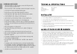 Preview for 5 page of BluMill RF-01 Manual