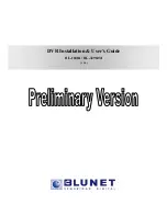 Preview for 1 page of Blunet BL-32960M Installation & User Manual