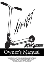 Blunt/Envy Scooters HEIST KOS S7 Owner'S Manual preview