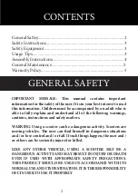 Preview for 2 page of Blunt/Envy Scooters HEIST KOS S7 Owner'S Manual