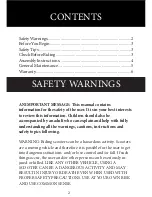 Preview for 2 page of Blunt/Envy Scooters ONE Owner'S Manual