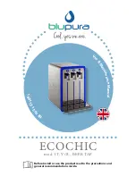 Предварительный просмотр 1 страницы blupura ECOCHIC 150 IT Use & Maintenance Manual