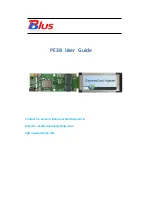 Preview for 1 page of Blus PE3B User Manual