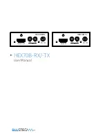 BluStream HEX70B-RX User Manual preview
