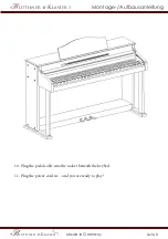 Предварительный просмотр 8 страницы bluthner e-KLAVIER 1 Assembly Instructions Manual