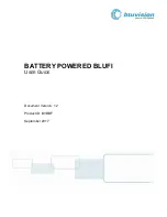 Предварительный просмотр 1 страницы Bluvision Battery Powered Blufi User Manual