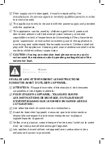 Preview for 5 page of Blyss CF-5700 Manual