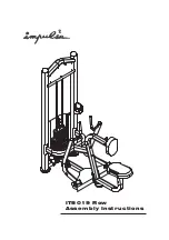 BM FITNESS Impulse2 IT8019 Row Assembly Instructions Manual предпросмотр