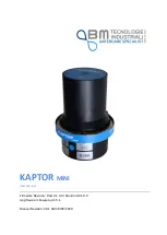 BM KAPTOR MINI User Manual предпросмотр