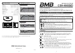 BMB CSV-480 Owner'S Manual предпросмотр