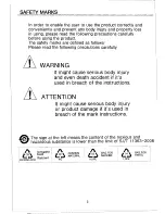 Preview for 2 page of BMB DAX-850II Operating Instructions Manual