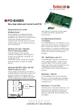 bmcm PCI-BASEII Manual preview