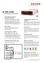 bmcm USB-AD16f Manual предпросмотр