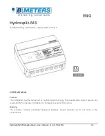 Предварительный просмотр 31 страницы BMETERS Hydrosplit-M3 User Manual