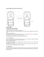 Preview for 2 page of Bmobile K380 User Manual