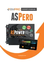 BMPRO ASPero Owner'S Manual preview