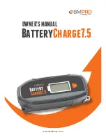 BMPRO BatteryCharge7.5 Owner'S Manual предпросмотр