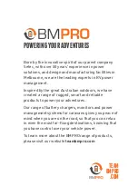 Preview for 3 page of BMPRO Genius 15-35 Owner'S Manual