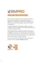 Preview for 2 page of BMPRO J35A Owner'S Manual