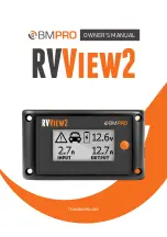 BMPRO RVView2 Owner'S Manual preview