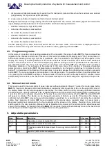 Preview for 5 page of BMR HM2006 User And Service Manual