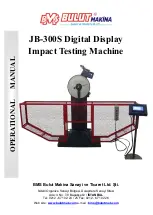 Preview for 1 page of Bms Bulut Makina JB-300S Operational Manual