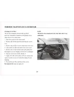 Preview for 39 page of BMS Legend 150 Owner'S Manual