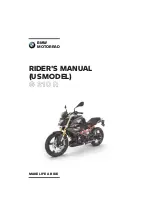 BMW Motorrad G 310 R Rider'S Manual предпросмотр