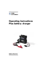 BMW Motorrad Plus battery charger Operating Instructions Manual предпросмотр