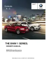 BMW 1 Series Owner'S Manual preview