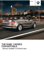 BMW 118 CABRIOLET BROCHURE 2009 Brochure предпросмотр