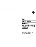 BMW 1982 528e Electrical Troubleshooting Manual предпросмотр