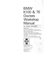 BMW 1983 K100 Owners Workshop Manual предпросмотр