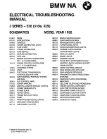 Preview for 2 page of BMW 1992 318is Electric Troubleshooting Manual