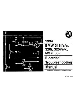 Предварительный просмотр 1 страницы BMW 1994 318i Electrical Troubleshooting Manual