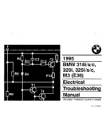 BMW 1995 318i Electric Troubleshooting Manual preview