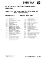 Предварительный просмотр 2 страницы BMW 1995 318i Electric Troubleshooting Manual