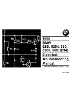 BMW 1995 525i Electrical Troubleshooting Manual preview