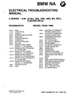 Preview for 3 page of BMW 1996 318is Electrical Troubleshooting Manual