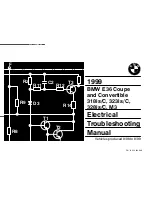 BMW 1999 E36 Coupe 318iC Electrical Troubleshooting Manual preview