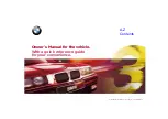 BMW 1999 E36 Coupe 318is Owner'S Manual предпросмотр