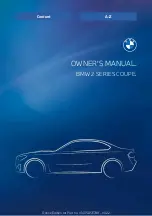 BMW 2 COUPE 2023 Series Owner'S Manual preview