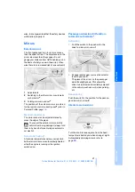 Предварительный просмотр 39 страницы BMW 2006 325i Sedan Owner'S Manual