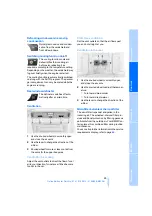 Предварительный просмотр 87 страницы BMW 2006 325i Sedan Owner'S Manual